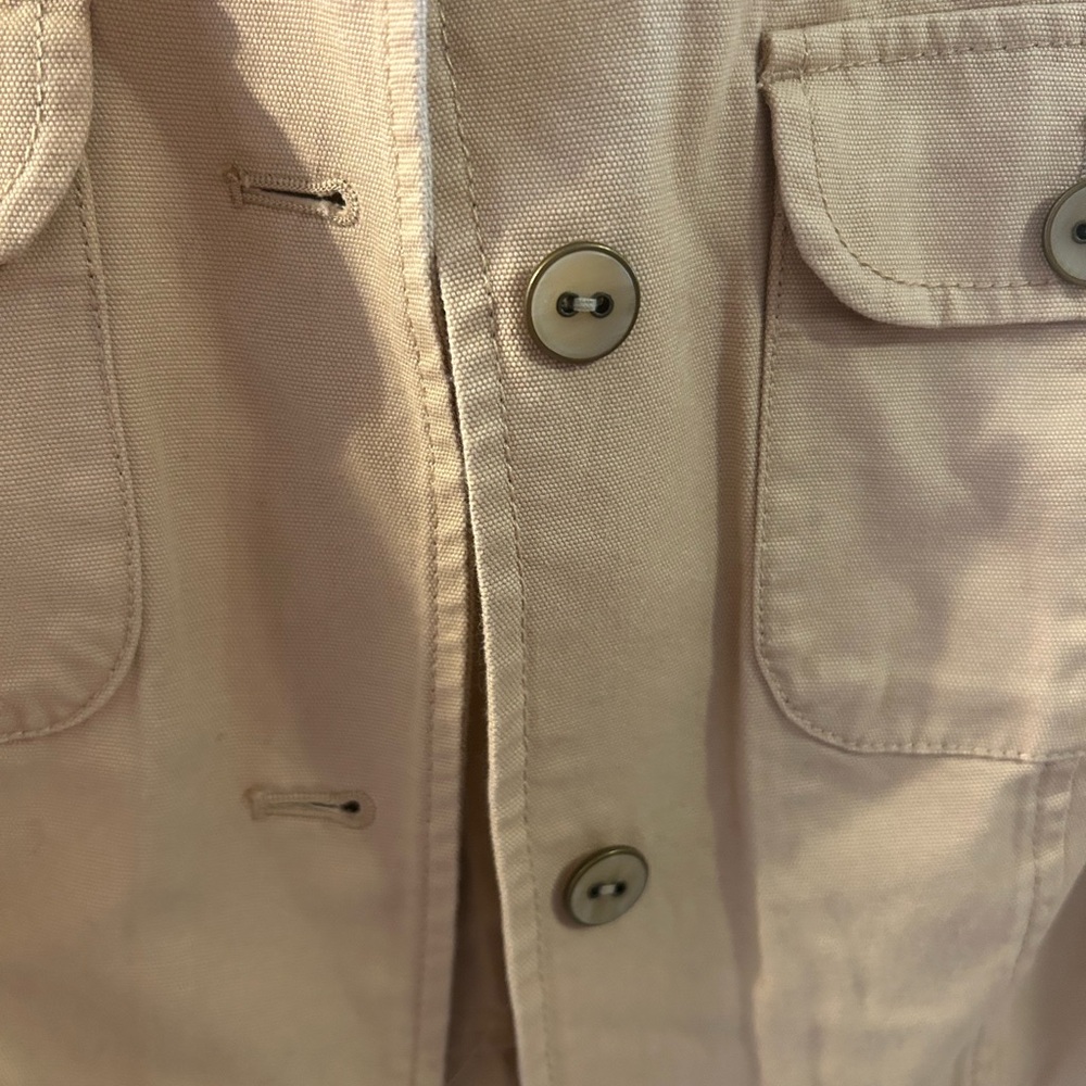 Pendleton Khaki Button Up Shacket Four Pockets 10… - image 5